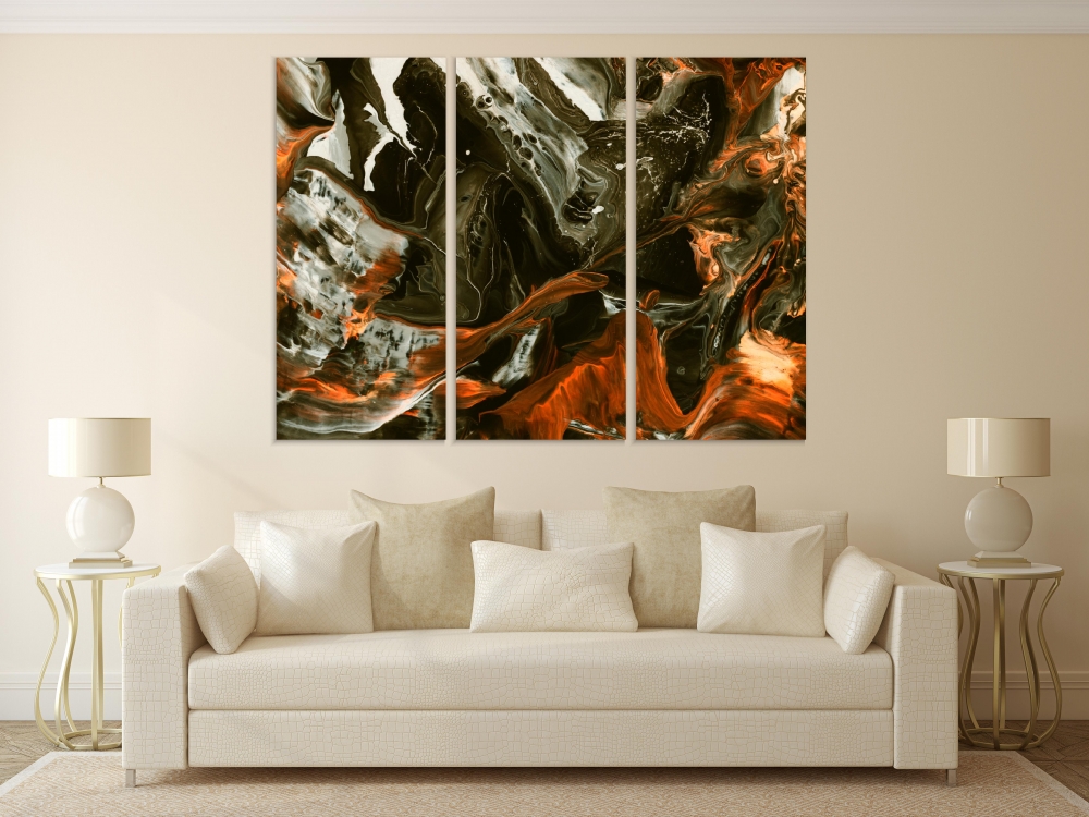 

Картина на холсте Модульные Модульная картина Background Painting 3 картины 30х60 см.