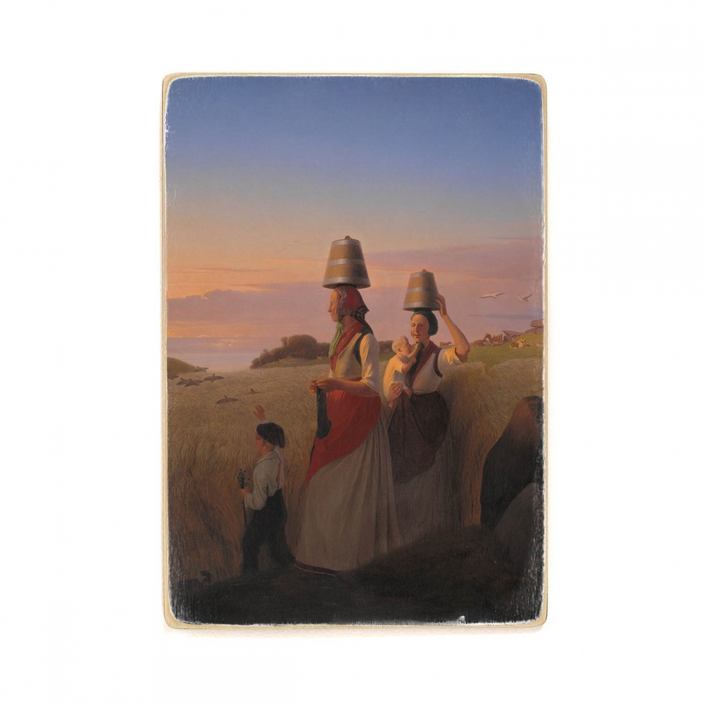 

Деревянный постер Искусство Jørgen V. Sonne - Rural Scene А1