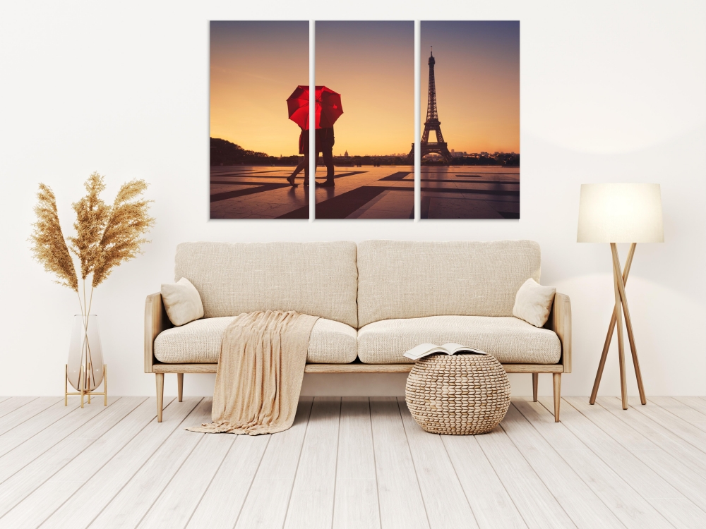 

Картина на холсте Модульные Модульная картина Beautiful Pyramids 3 картины 40х80 см.