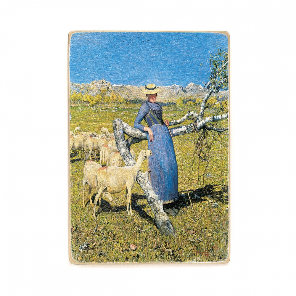 

Деревянный постер Искусство Giovanni Segantini - High Noon in the Alps А1