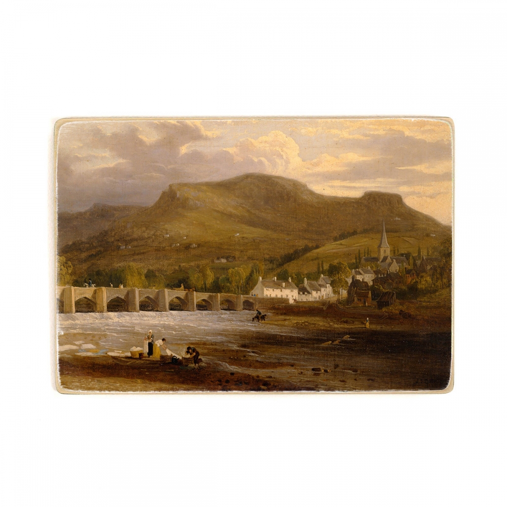

Деревянный постер Искусство Crickhowell, Breconshire А2