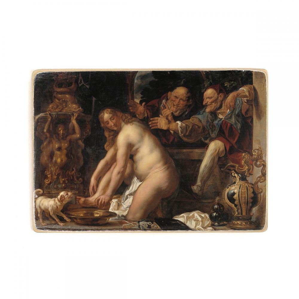 

Деревянный постер Искусство Jacob Jordaens - Susanna and the Elders А2