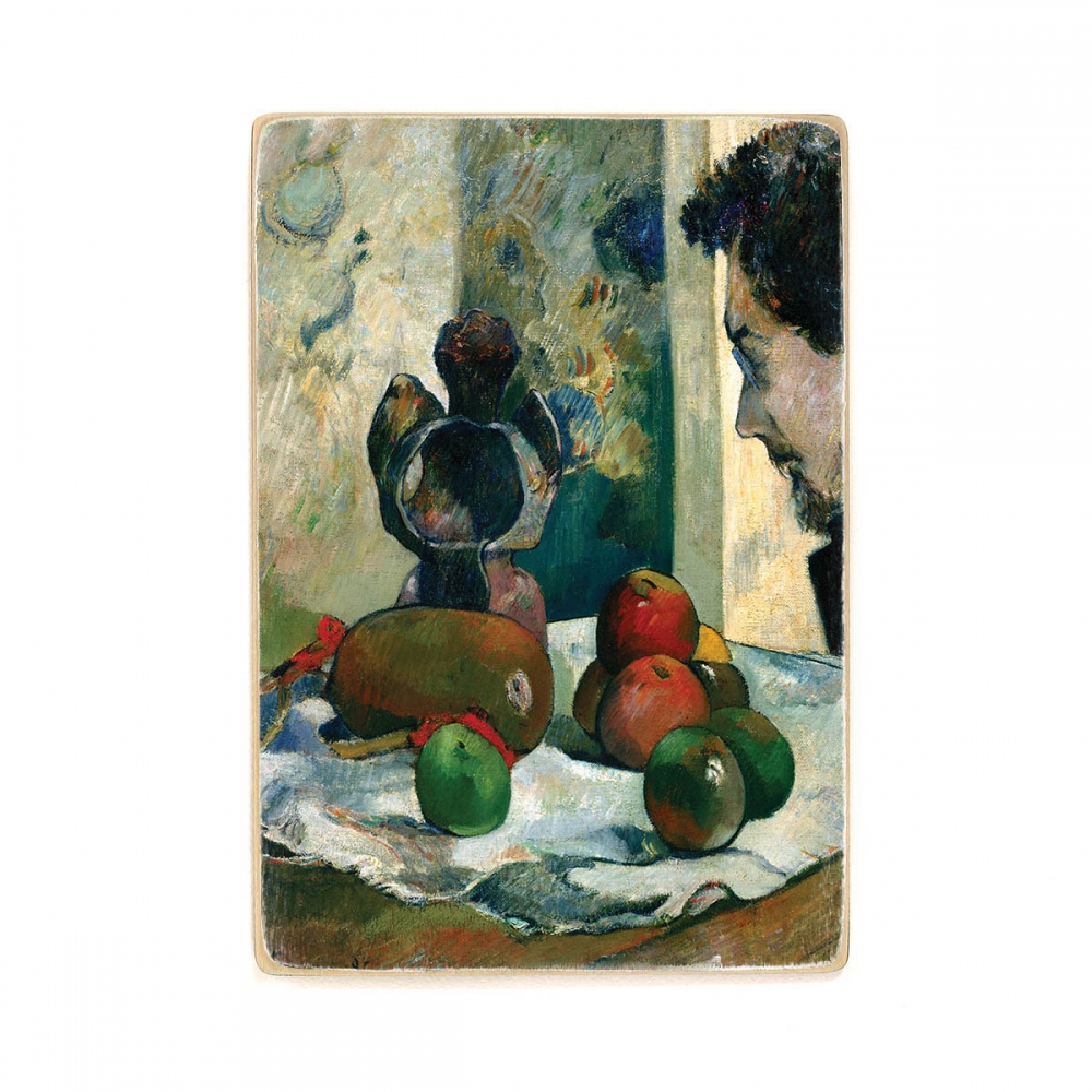 

Деревянный постер Искусство Gauguin, Paul - Still Life with Profile of Laval А1