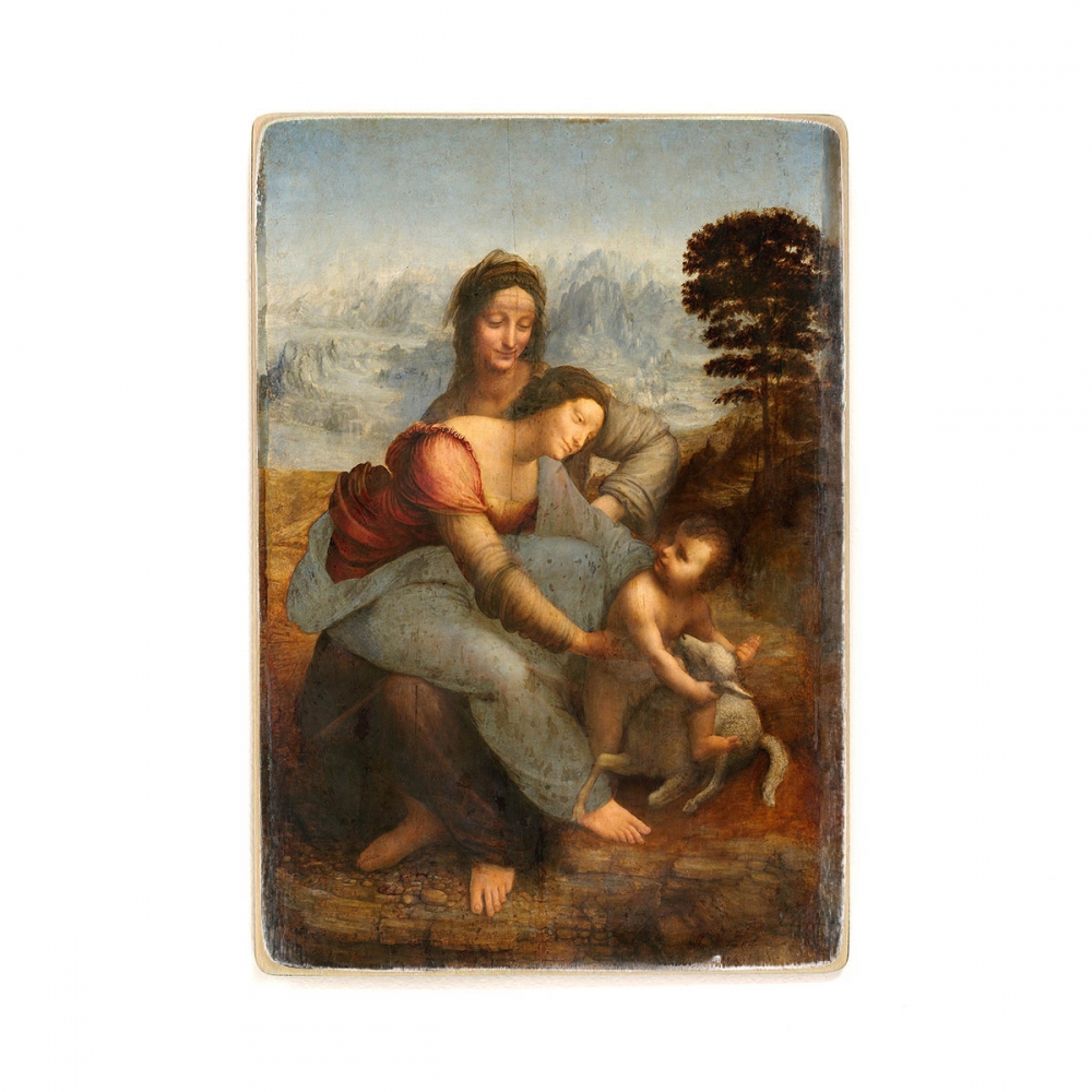 

Деревянный постер Искусство Leonardo da Vinci - The Virgin and Child with St. Anne (c. 1510) 2 А2