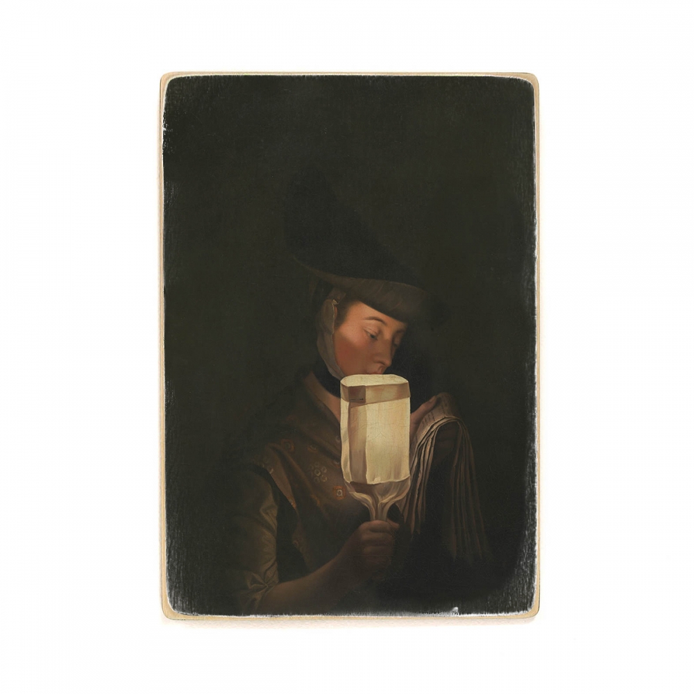 

Деревянный постер Искусство Henry Robert Morland - The Ballad Singer А2
