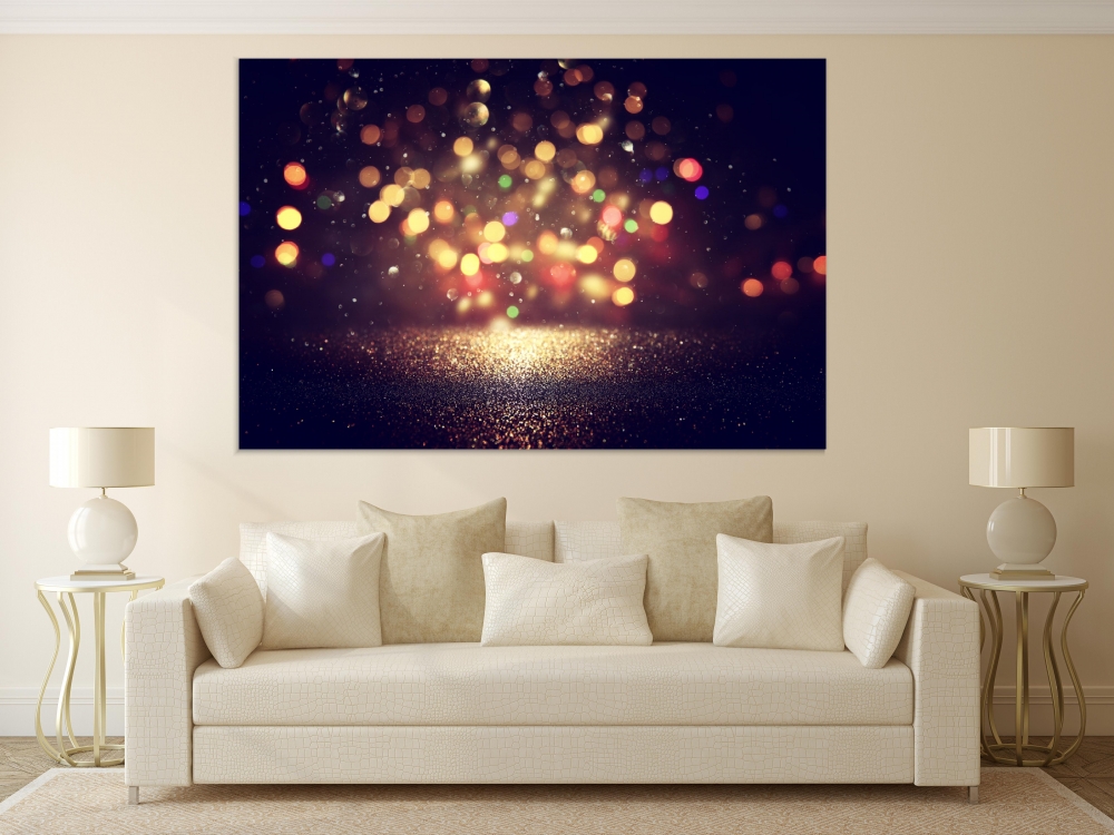 

Картина на холсте Абстракция Lights With Sparkles 90х120 см.