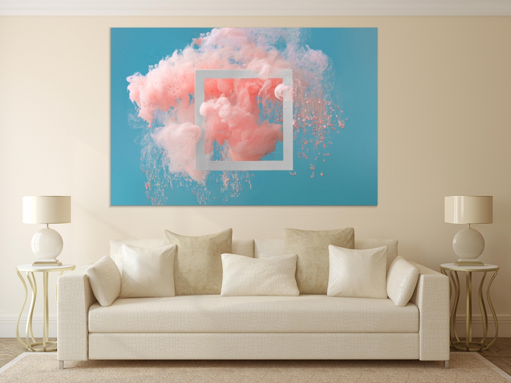 

Картина на холсте Абстракция Abstract Coral Paint 75х100 см.