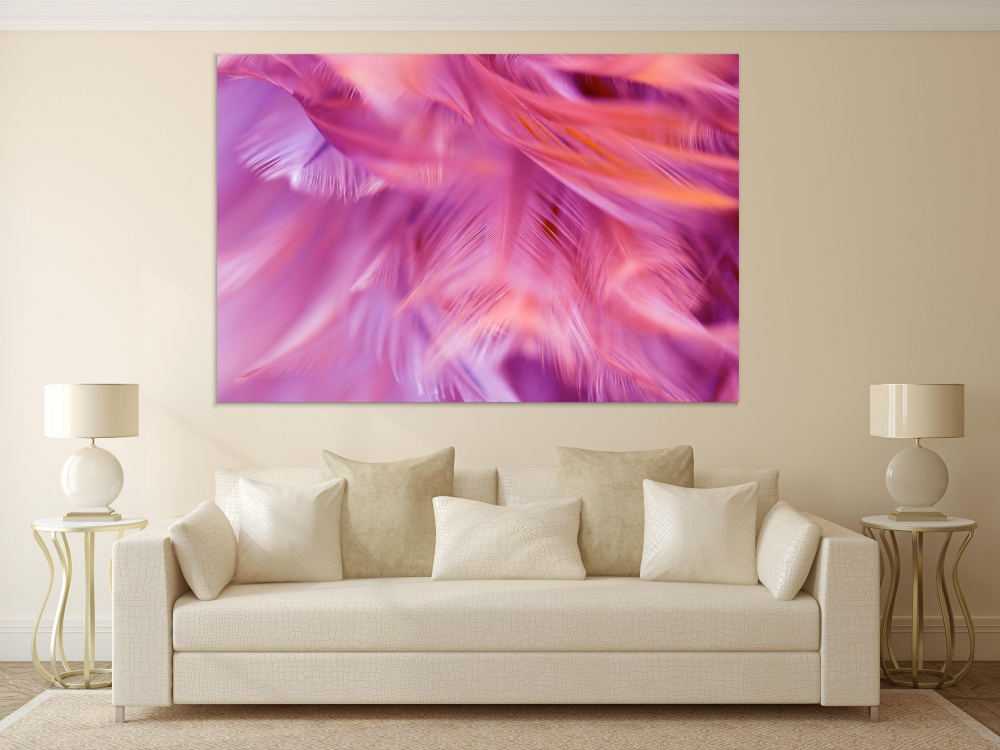 

Картина на холсте Абстракция Soft Bird Feathers 45х60 см.