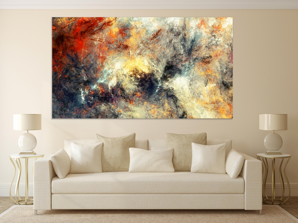 

Картина на холсте Абстракция Artistic Splashes 40х80 см.