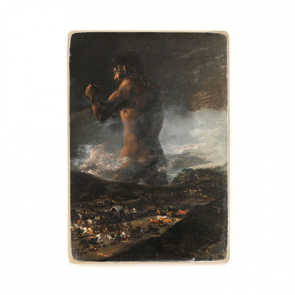 

Деревянный постер Искусство The Colossus (El Coloso) - Francisco de Goya (1808) А2