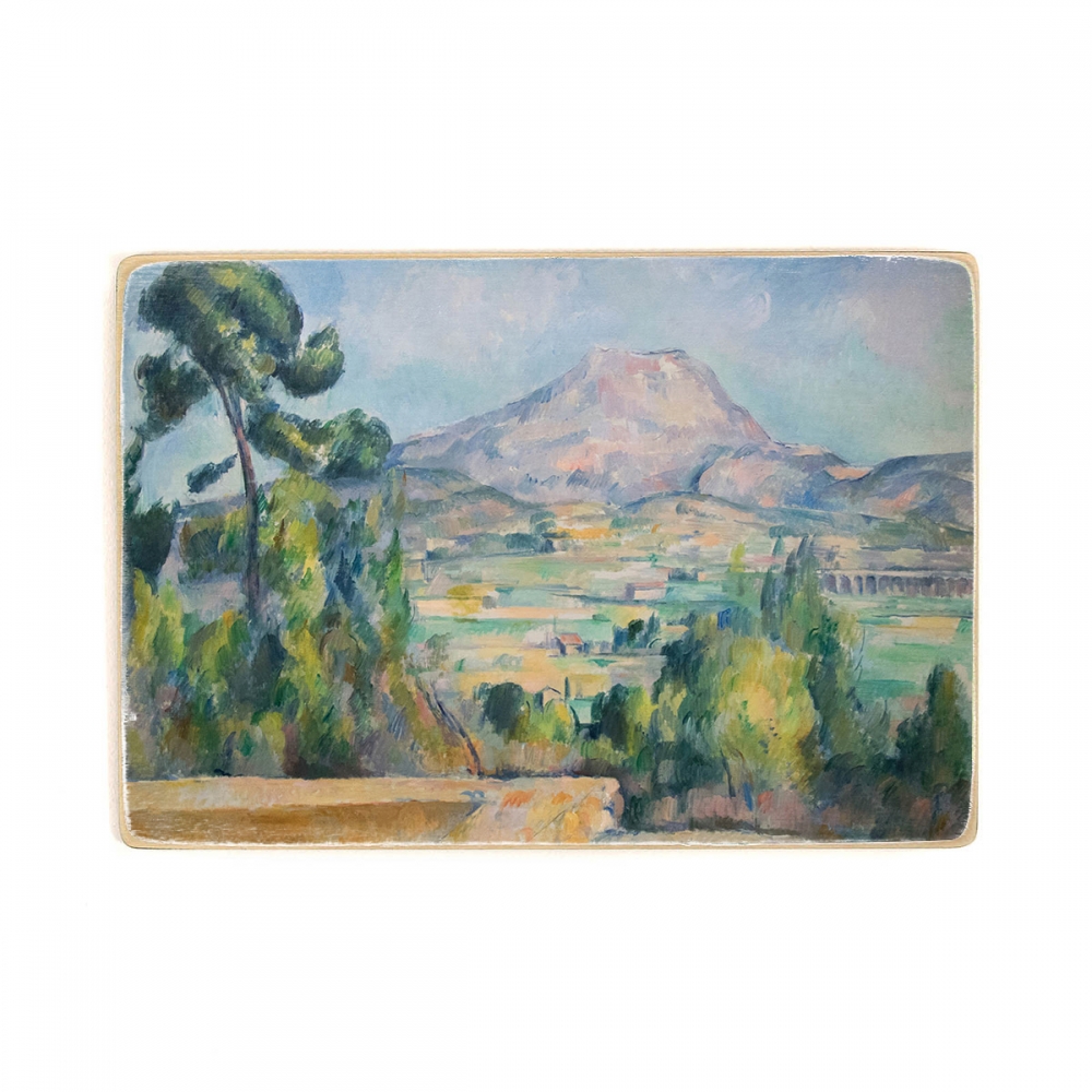 

Деревянный постер Искусство Montagne Sainte-Victoire - Paul Cézanne (1890) А1