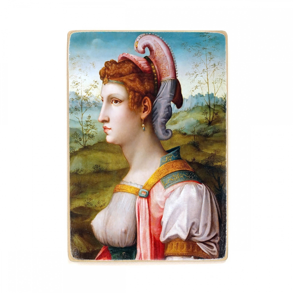 

Деревянный постер Искусство Bacchiacca - Sibyl (1525-1550) А2