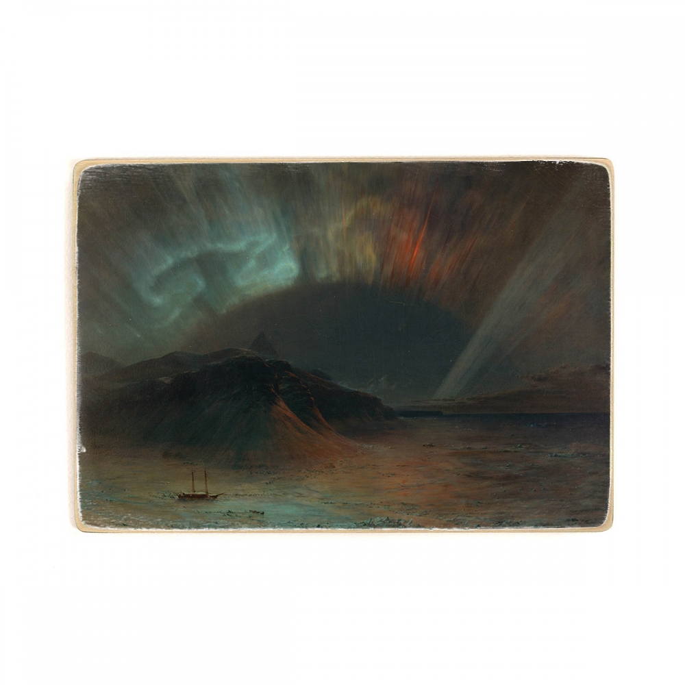 

Деревянный постер Искусство Frederic Edwin Church - Aurora Borealis А1