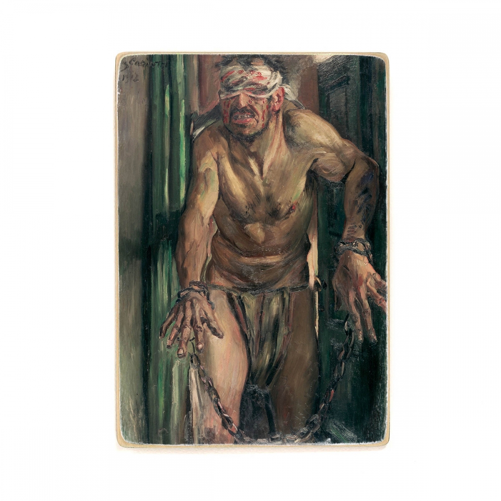 

Деревянный постер Искусство Lovis Corinth - Der geblendete Simson А1