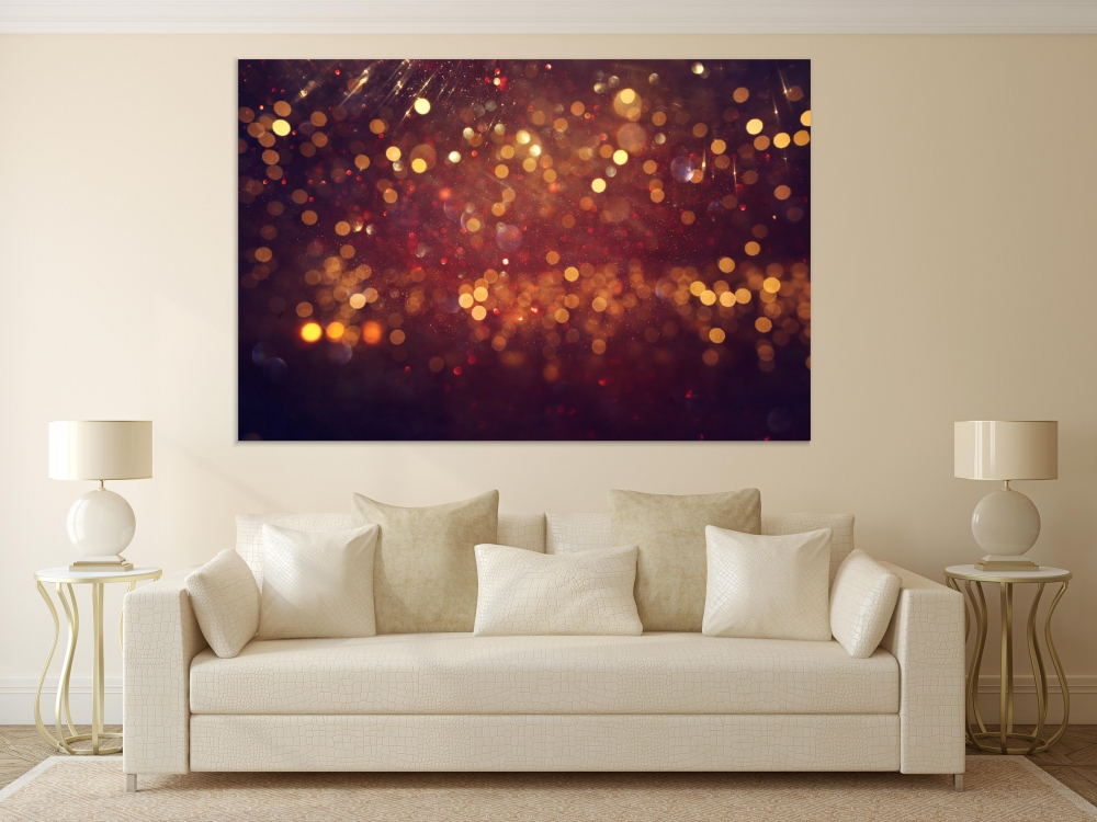 

Картина на холсте Абстракция Shiny Lights 110х150 см.