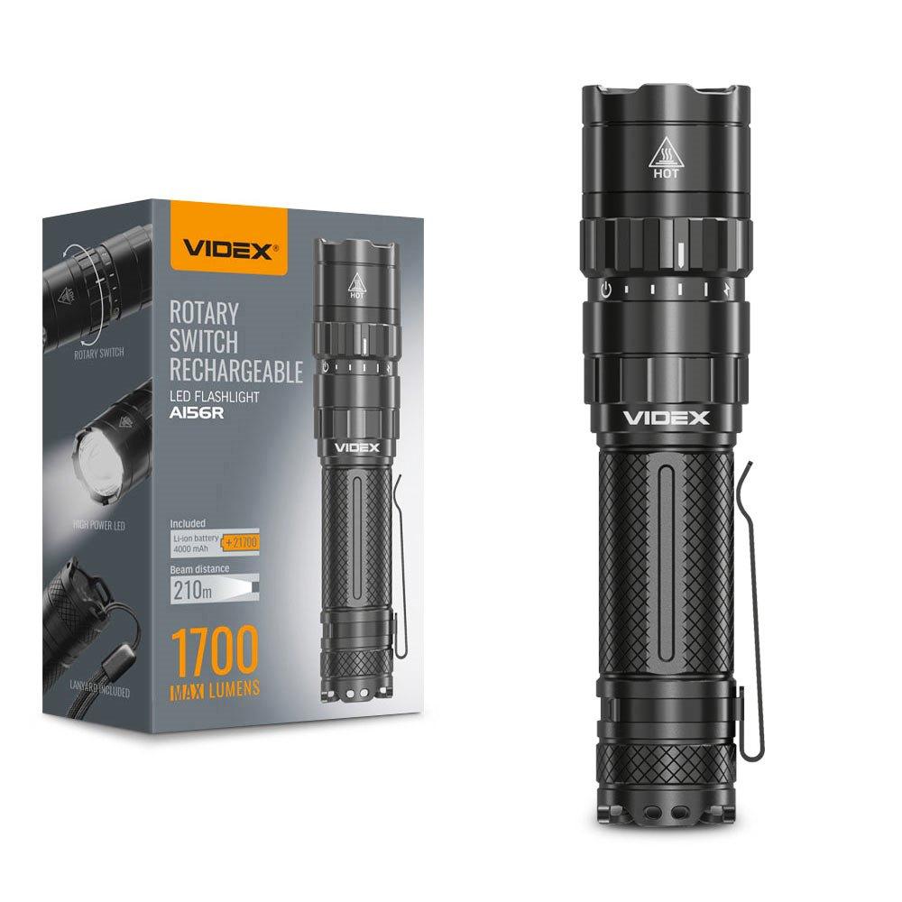 

Портативный светодиодный фонарик VIDEX VLF-A156R 1700Lm 6500K