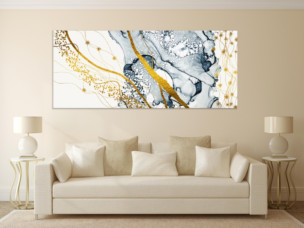 

Картина на холсте Абстракция Abstract Clouds 70х140 см.