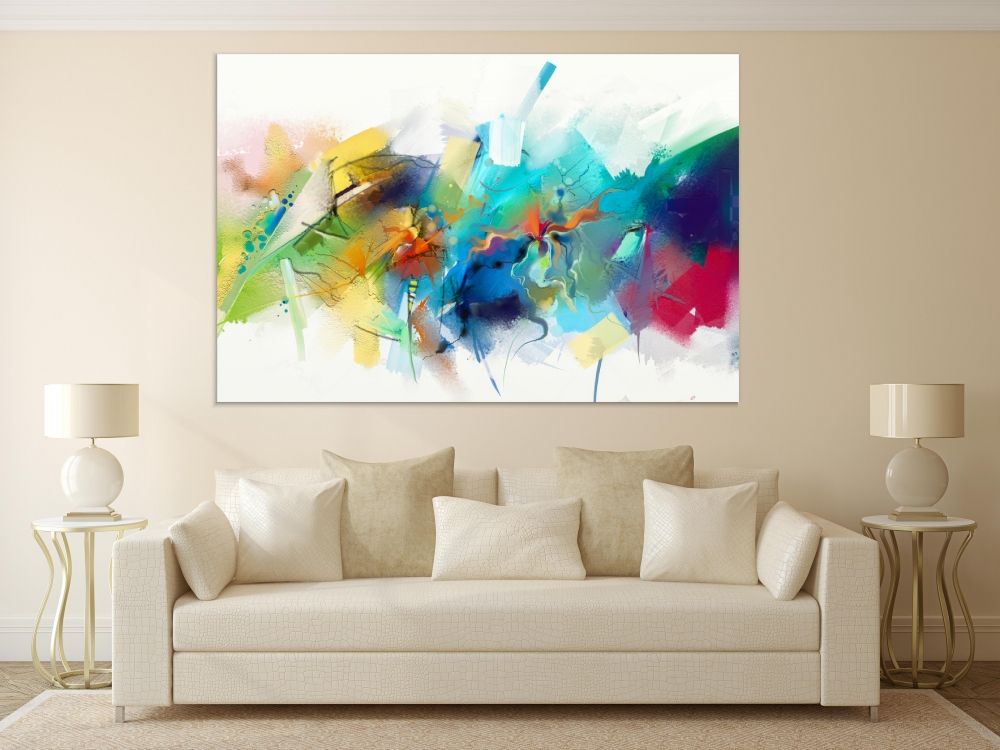 

Картина на холсте Абстракция Abstract Texture Painting 75х100 см.