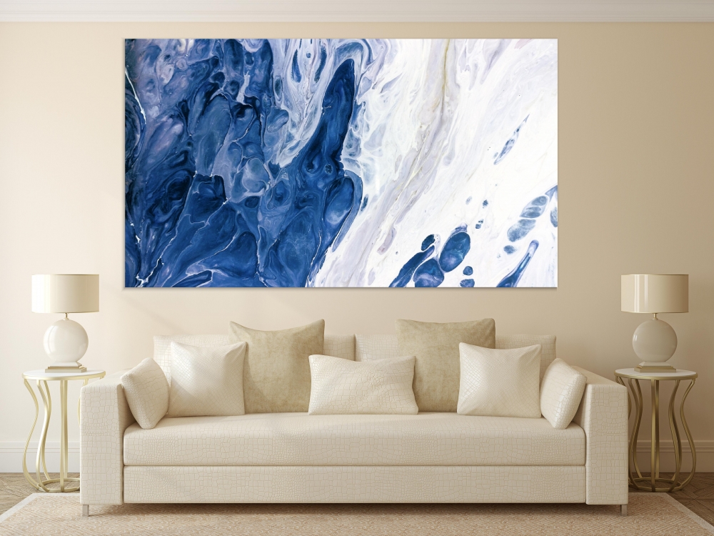 

Картина на холсте Абстракция Abstract Painting 50х100 см.