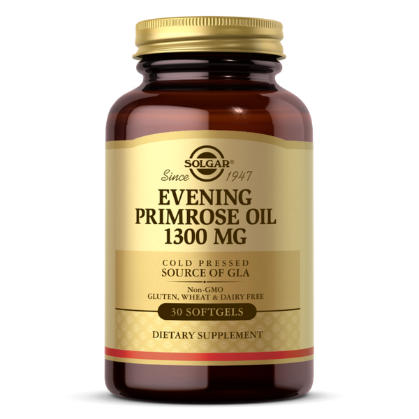 

Масло вечерней примулы Evening Primrose Oil Solgar 1300 мг 30 капсул (SOL175)