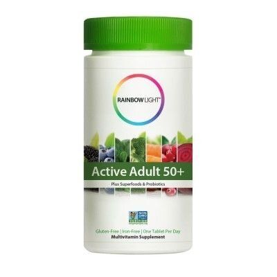 

Мультивитамины 50+ Active Adult 50+ Multivitamin Rainbow Light 90 таблеток (RL042)