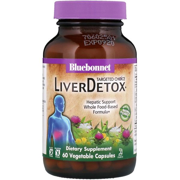 

Комплекс витаминов Targeted Choice LiverDetox Bluebonnet Nutrition 60 капсул (BB145)