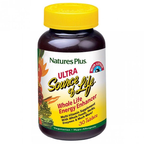 

Витамины Ultra Source of Life with Lutein Nature's Plus 30 таблеток (NP061)