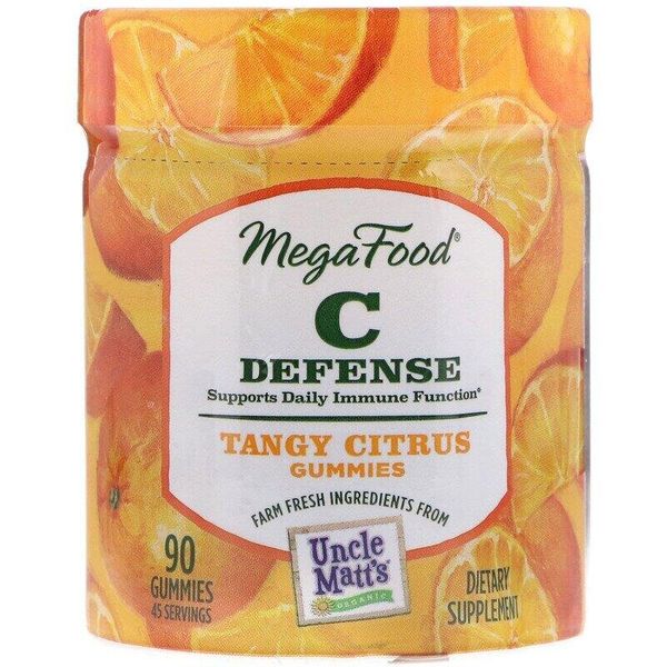 

Витамин С C Defense MegaFood цитрус 90 жевательных конфет (MF051)