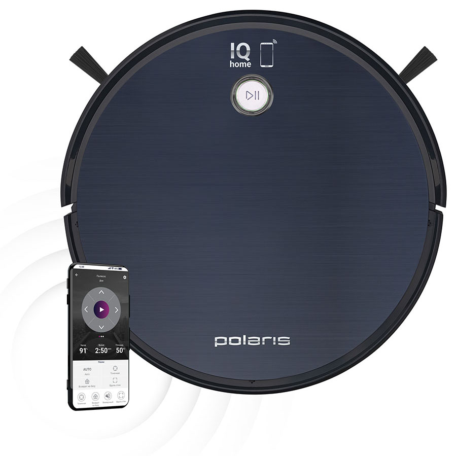 

Робот-пылесос Polaris PVCR 3300 WI-FI IQ Home Aqua black