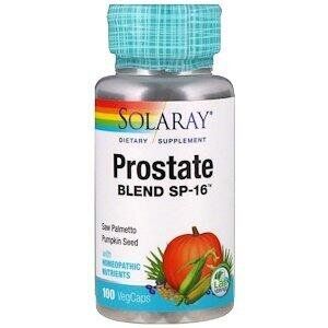 

Здоровье простаты, Prostate Blend SP-16, Solaray, 100 капсул (SOR-02160)