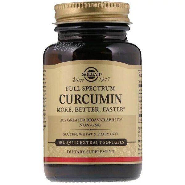 

Куркумин Curcumin Solgar 30 капсул (SOL152)