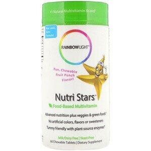 

Витамины для детей Nutri Stars Multivitamin Rainbow Light фрукты 120 таблеток (RL010)