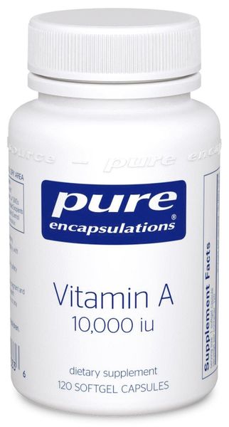 

Витамин A Vitamin A Pure Encapsulations 10000 МЕ 120 капсул (PE030)