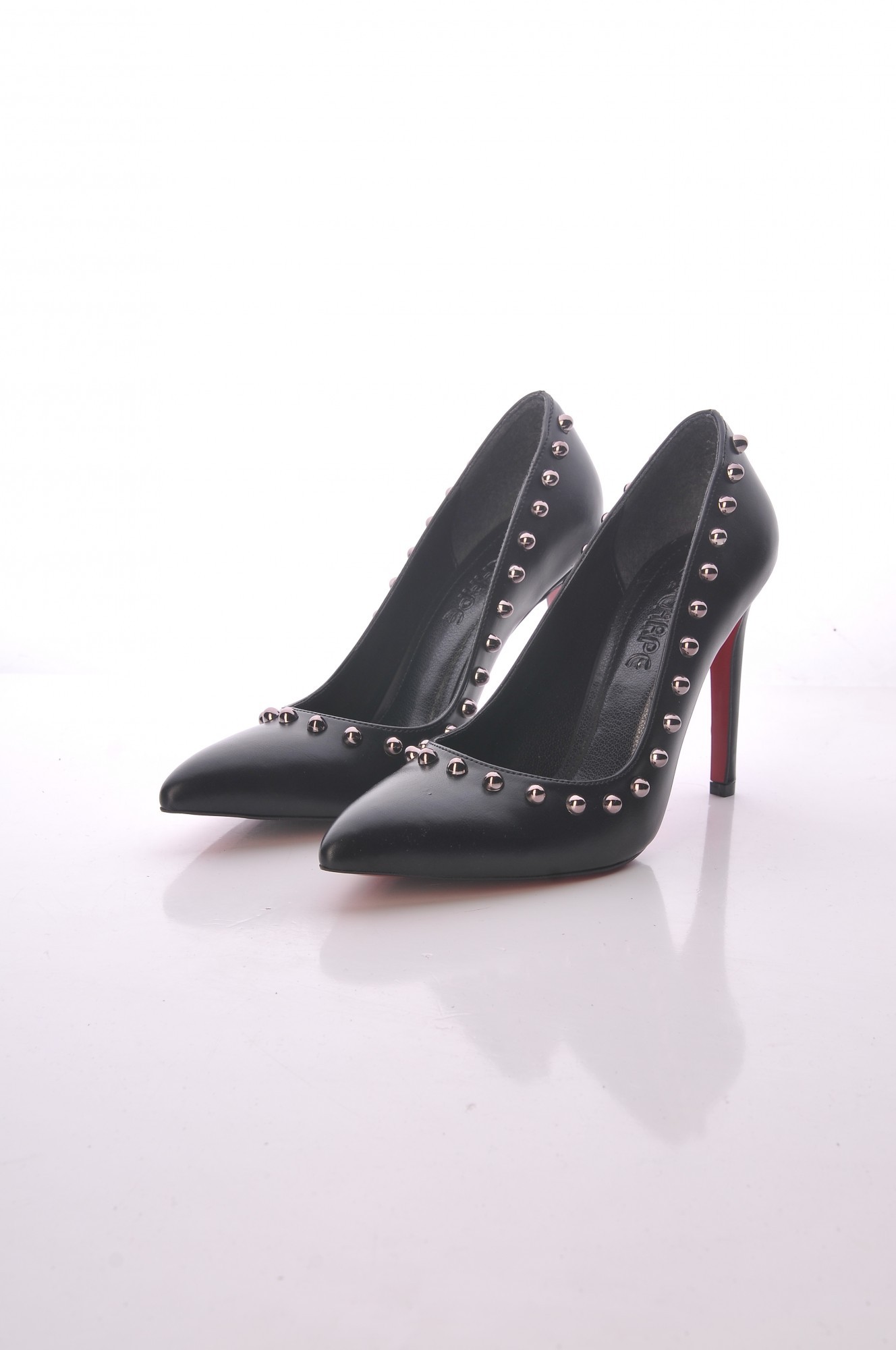 

Женские Туфли лодочки Sofi&Mshoes Черные с шипами 38