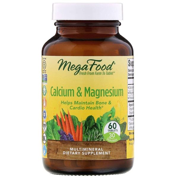 

Кальций и Магний Calcium & Magnesium MegaFood 60 таблеток (MF022)