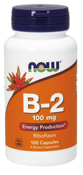 

Витамин В2 Рибофлавин Vitamin B-2 Now Foods 100 мг 100 капсул (NF012)