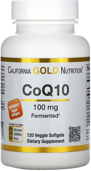 

Коэнзим CoQ10 California Gold Nutrition 100 мг 120 капсул (CG023)