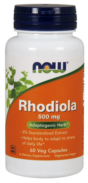 

Родиола розовая Rhodiola 3% Now Foods 500 мг 60 капсул (NF617)