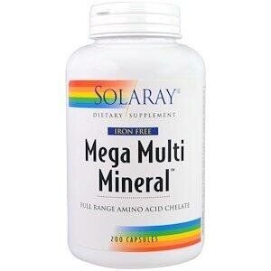 

Мультиминеральный комплекс Mega Multi Mineral Solaray 200 капсул (SR102)