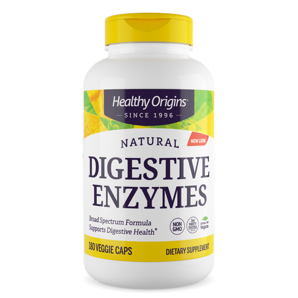 

Пищеварительные ферменты Digestive Enzymes Healthy Origins 180 капсул (HO103)