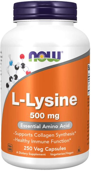 

L- лизин L-Lysine Now Foods 500 мг 250 капсул (NF122)