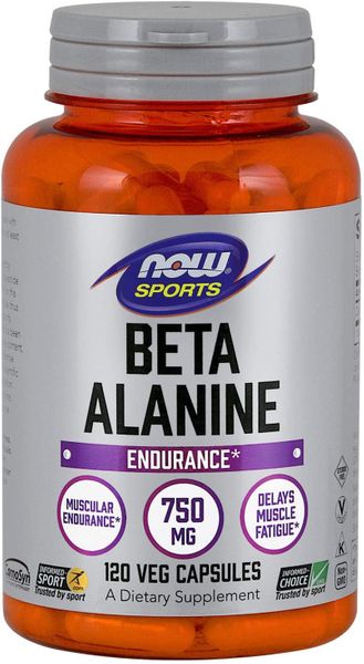 

Бета-аланин Beta-Alanine Now Foods 120 капсул (NF106)