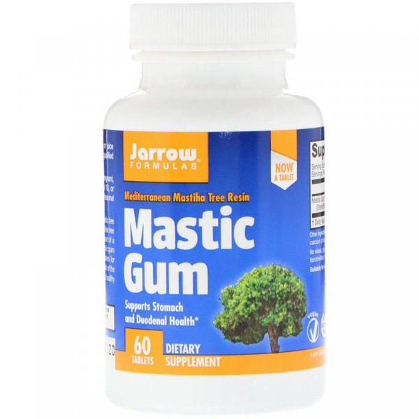 

Смола мастикового дерева Mastic Gum Jarrow Formulas 500 мг 60 капсул (JF109)