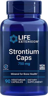 

Стронций для здоровья костей Strontium Caps Life Extension 750 мг 90 капсул (LE011)