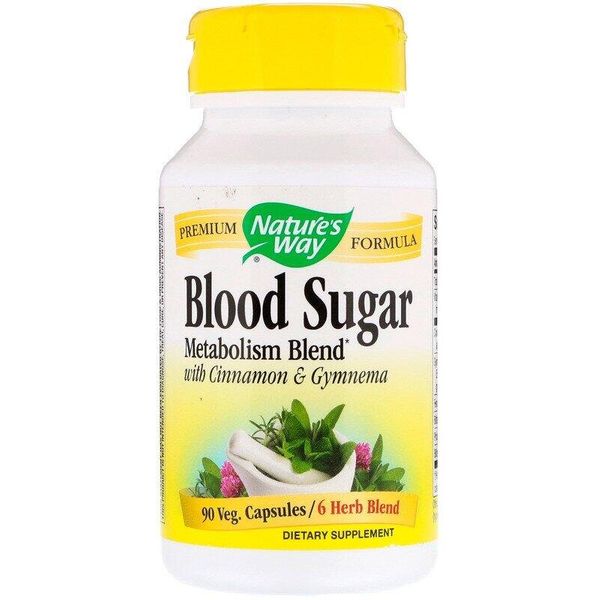 

Травы 6 видов Blood Sugar Nature's Way 90 капсул (NW067)