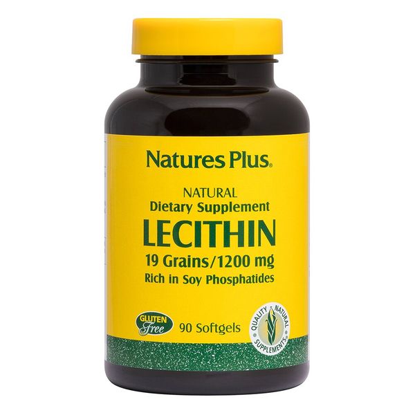 

Лецитин із сої Lecithin Nature's Plus 1200 мг 90 капсул (NP082)