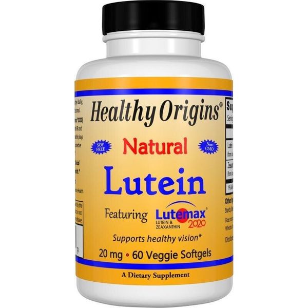 

Лютеїн Lutein Healthy Origins 20 мг 60 капсул (HO010)