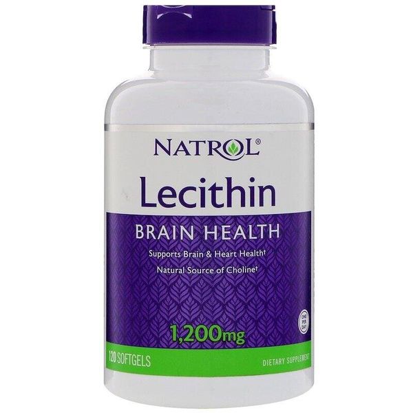 

Лецитин Lecithin Natrol 1200 мг 120 капсул (NTRL041)