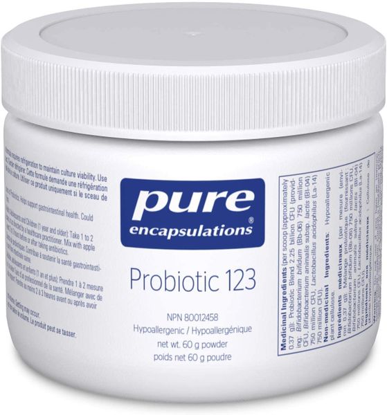 

Пробиотики поддержка здоровой микрофлоры кишечника для детей Probiotic 123 Pure Encapsulations 60 г (PE149)