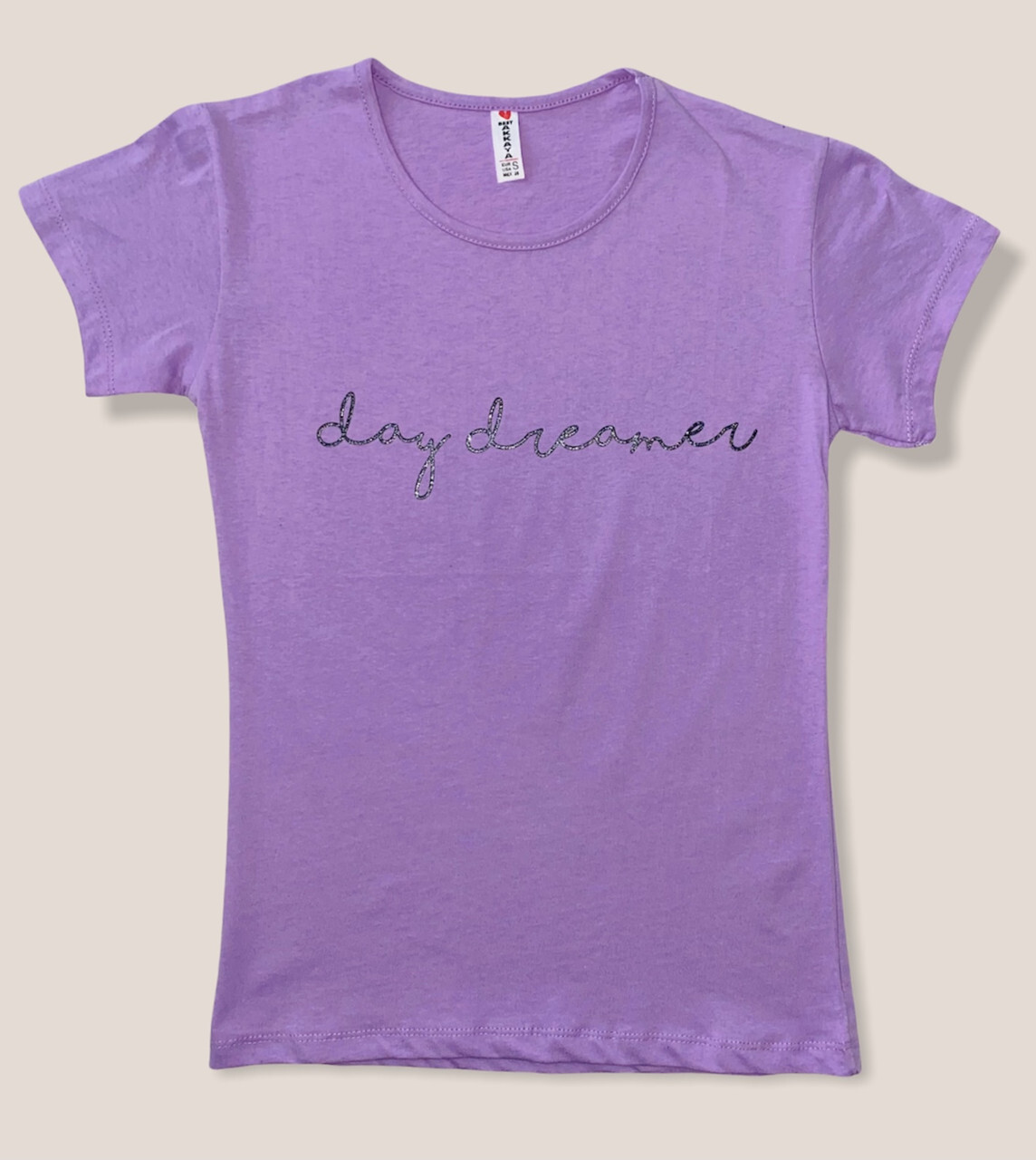 

Жіноча Футболка HAZARD Напис Daydreamer бузковий 22106, Жіноча Футболка HAZARD Напис Daydreamer бузковий 22106 (XL (50))